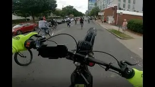 Ebike crashes NC bikelife rideout full
