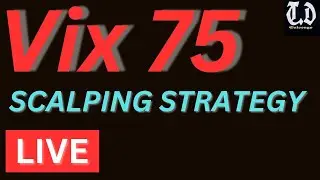 How I trade Vix75 index || Scalping trading strategy 💹