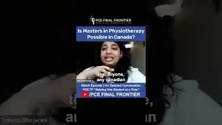 Is Masters in Physiotherapy Possible in Canada #physiotherapyincanada #physiotherapy #canada