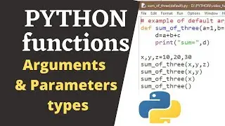 Types of parameters in python