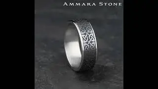 CFT9575297GTAW - 7.5mm Tantalum and Gold Celtic Ring