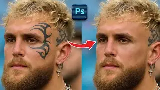 How to remove tattoo in adobe Photoshop
