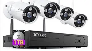 Беспроводная система видеонаблюдения Smonet 3MP с аудиозаписью и жестким диском 1 ТБ
