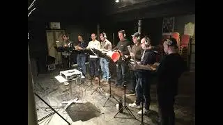 Only Men Aloud sing the Men's Sheds anthem.