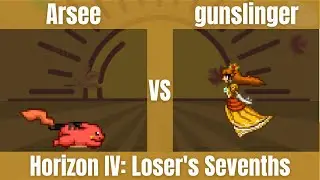 Horizon IV: SSF2 Losers Sevenths - Arsee (Pikachu) vs gunslinger (Peach)