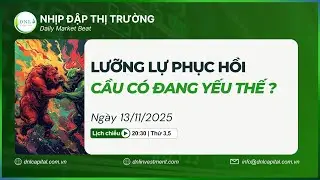 DẦU KHÍ DẪN DẮT NHƯNG ĐẦU TƯ THẾ NÀO NÀO PHÙ HỢP ? | NHỊP ĐẬP THỊ TRƯỜNG 13.11.2025 | DNL Capital