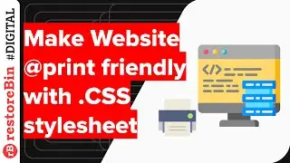 Internet: Make a webpage printer friendly using CSS 