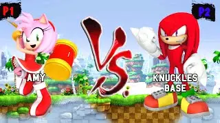 Amy Rose VS Knuckles I Sonic Battle JUS MUGEN v4