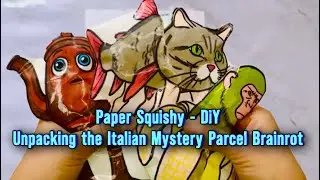 Blind bag | Italian Brainrot-Squishy 🐒🍌🔥 #brainrot #squish #diy