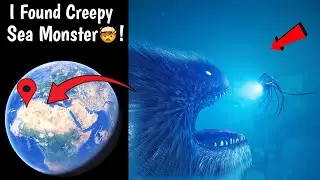 😰 I Found Creepy Sea Monster In Deep Sea Caught On Google Earth and Google Maps!