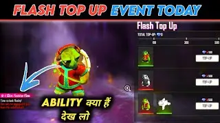 Flash Pet Top Up Event Today | Free Fire New Event | Flash Pet Ability