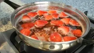 Fresas en almibar