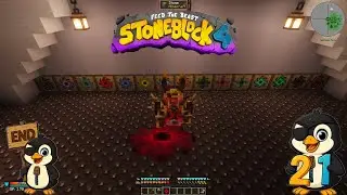 Stoneblock 4 [part 21] end game craft, all your spare time