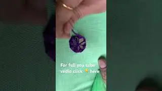 કાચ ભરત ~mirror work #Shorts #MirrorWork #EmbroideryShorts  #HandmadeArt #CraftVideo#viral #trending