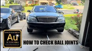 2005 Mercedes S500 4matic Front End Noise - Ball Joint - Upper or Lower Diagnosis 🤔
