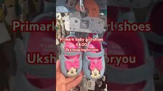 Primark baby girl shoes &pound;4.00#shoes #shopping #disneycharacters #mickeymouseminniemouse #2025
