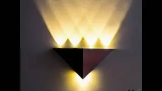 Aluminum indoor led wall lights