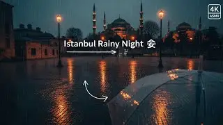 Ночная прогулка по Стамбулу 🌙 | От Эминёню до Аксарая - В Султанахмете начался дождь!