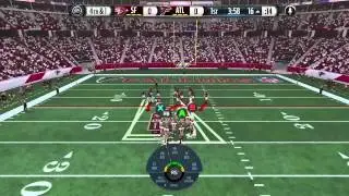Madden 15 glitch player goes flying