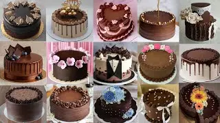 Simple Chocolate Cake Designs for Birthday | Easy Chocolate Cake Decorating Ideas
