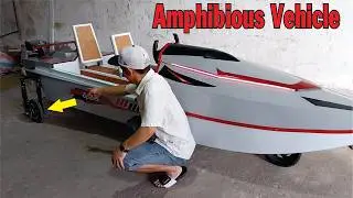 I make amphibious vehicle part 2 assemble front axle