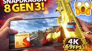 Snapdragon 8 Gen 3 vs UNOPTIMIZED Warzone Mobile😲|| CPU stress test. The Galaxy S24 Ultra is a BEAST