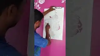 wall painting ideas #viralvideo #wall #wallart #home #interiordesign #paint #shortsvideo #song