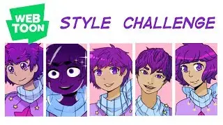 Webtoon Style Challenge (Lore Olympus, True Beauty, Let's Play, etc.)