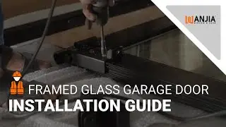 Step by Step Framed Glass Garage Door Installation with Wall-mounted Opener