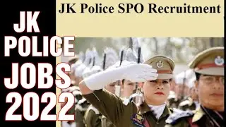JK Police SPO Jobs Recruitment 2022 #Latest_government_jobs  || REPUBLIC J&K NEWS UPDATES