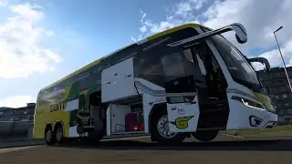 Busscar Vissta 365 NB1 Gontijo Bus passenger mod 1.49 | Euro Truck Simulator 2