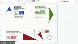 Triangle Classification 1   Interior Angle Measurements   Google Drawings