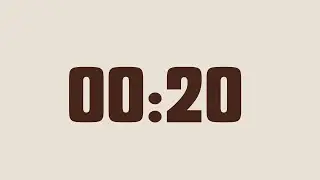 🕒 20-Second Countdown Timer No Music⏱️ | Time's Ticking! Hurry Up! ⏳Timer Galaxy