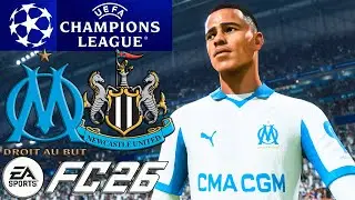 Olympique de Marseille vs Newcastle | UEFA Champions League | 25 Novembre 2025 | FC 26