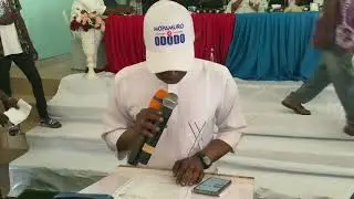 Kogi Info Commissioner , Kingsley Fanwo, Unfolding the Manifesto of Ahmed Usman Ododo at Mopamuro
