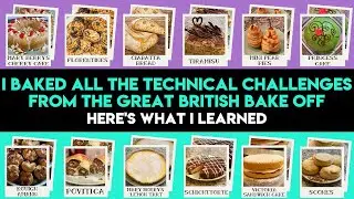I Baked All The Technical Challenges from The Great British Bake Off Season 1: Here's What I Learned