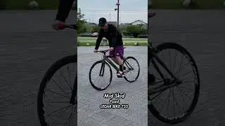 【ピスト】スキッド ⚠️ 🤯  LEADER BIKE 〈SKID〉