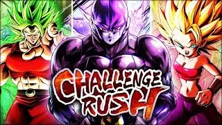 (Dragon Ball Legends) The Last Challenge Rush Stage! God Ki vs. Universe 6!