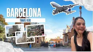 A Day in Barcelona🇪🇸 | Exploring the iconic Sagrada Familia | Cabin Crew Vlogs✈️