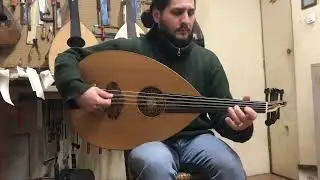 Long scale arabic oud 61,5cm walnut-bubinga olayed by ILIAS