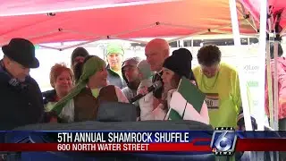 Katia Uriarte is MC for the Shamrock Shuffle