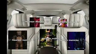 From1 to 5 FNAF characters singing in the car🤩🤩🤩