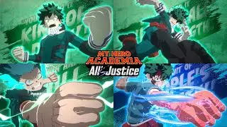 My Hero Academia All's Justice - Evolution of Izuku Midoriya (Deku) Gameplay Trailer Showcase