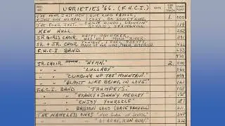 Forest Heights Collegiate Institute - Varieties '66 - PART 1 - Brian Lovelady's reel-to-reel tape