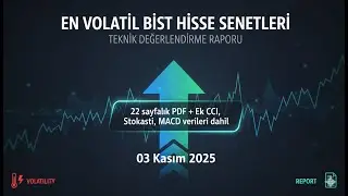 BIST EN VOLATİL HİSSELERİN ANALİZ RAPORU