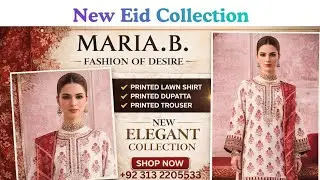 New eid Collection | Maria B Lawn Collection 2026 | Latest Designer Suits