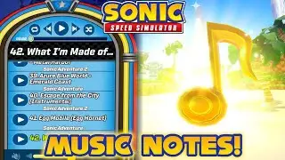 [TUTORIAL] How To Find All New MUSIC NOTES I in SONIC SPEED SIMULATOR!!