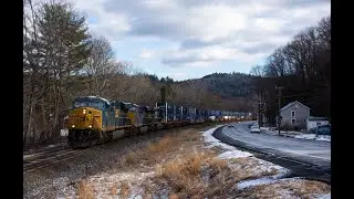 A Day After Christmas Full of Trains on CSX's Boston & Albany