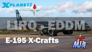 🔵 X-PLANE 12 | 12.3 | LIRQ / Florence ✈ EDDM / Munich | E-195 X-Crafts #xplane12