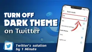 How to turn off the dark theme on Twitter 2024 | Initial Solution